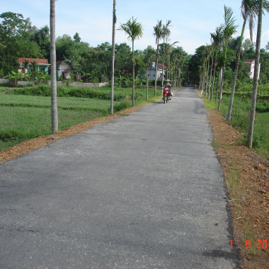 Upgrading of a rural road in Quang Ninh province